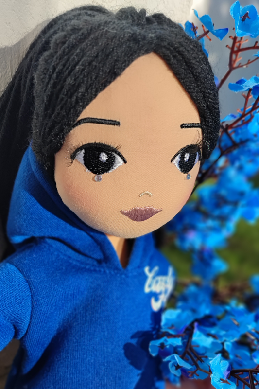 Sudadera Azul: Carla Flila