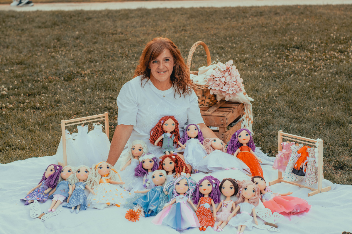 fundadora de las muñecas de trapo Drimydolls