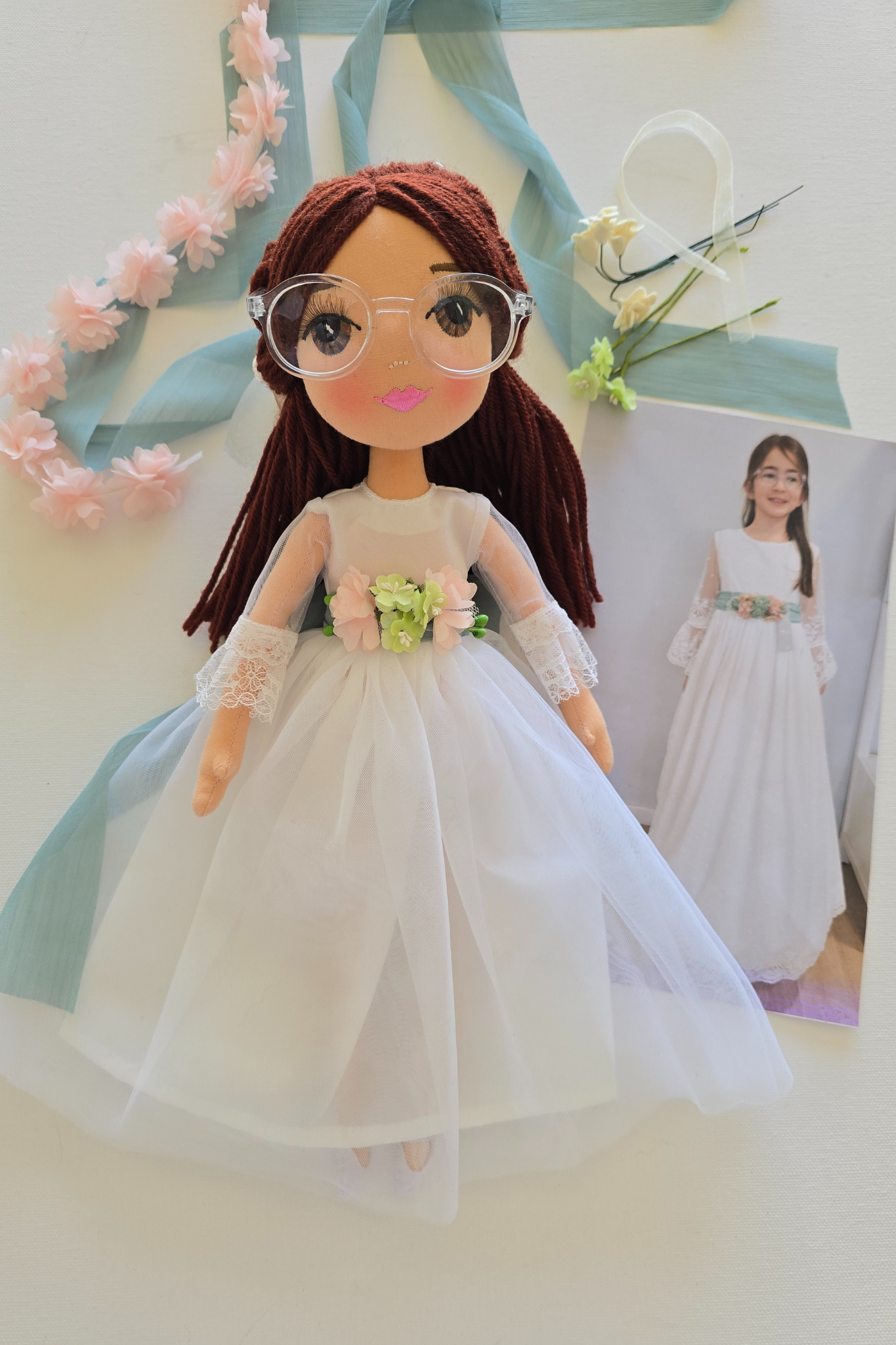Muñeca de comunión personalizada