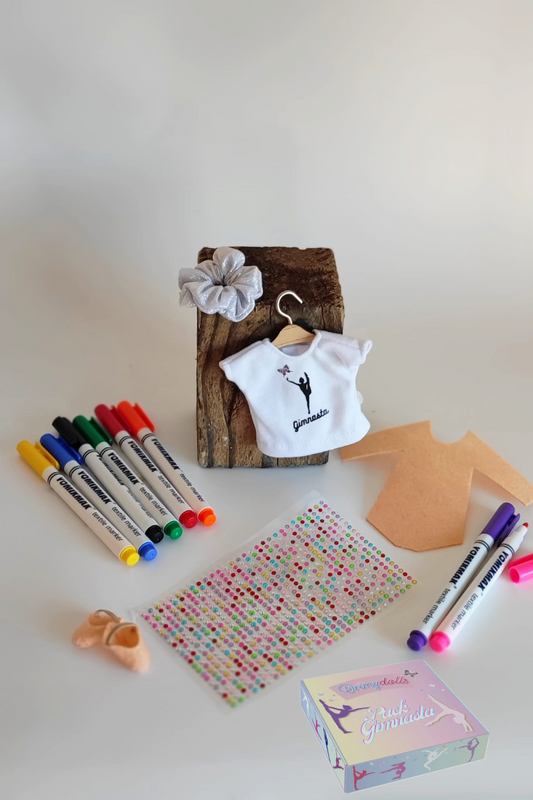 Muñeca Club Gimnàstica Vilanova + Pack gimnasta + Maillot y Coletero