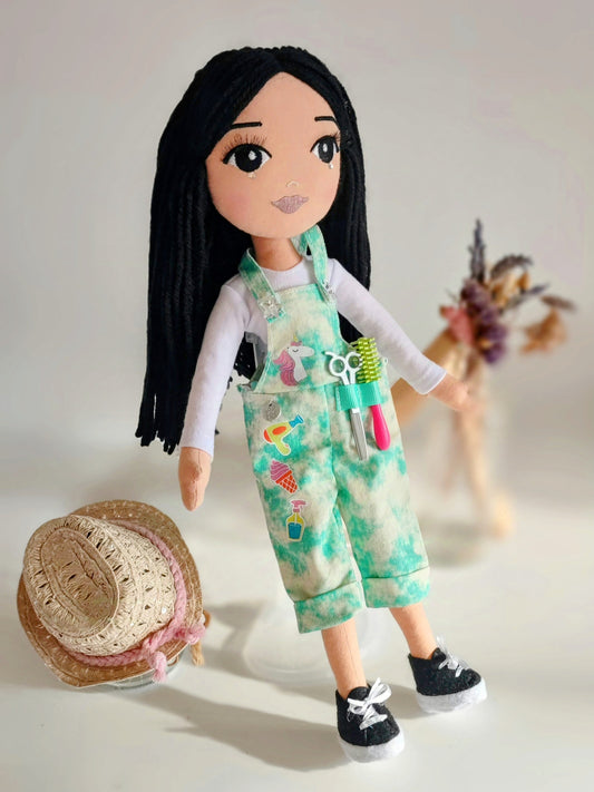 Muneca peluquera closeup