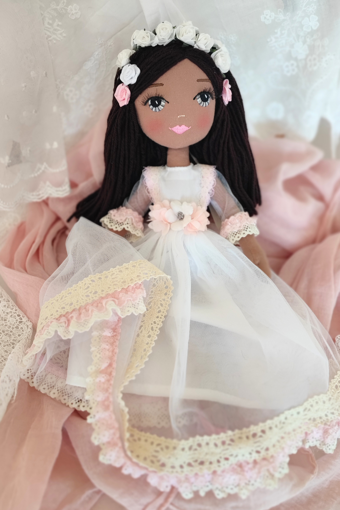 Muñeca de comunión personalizada