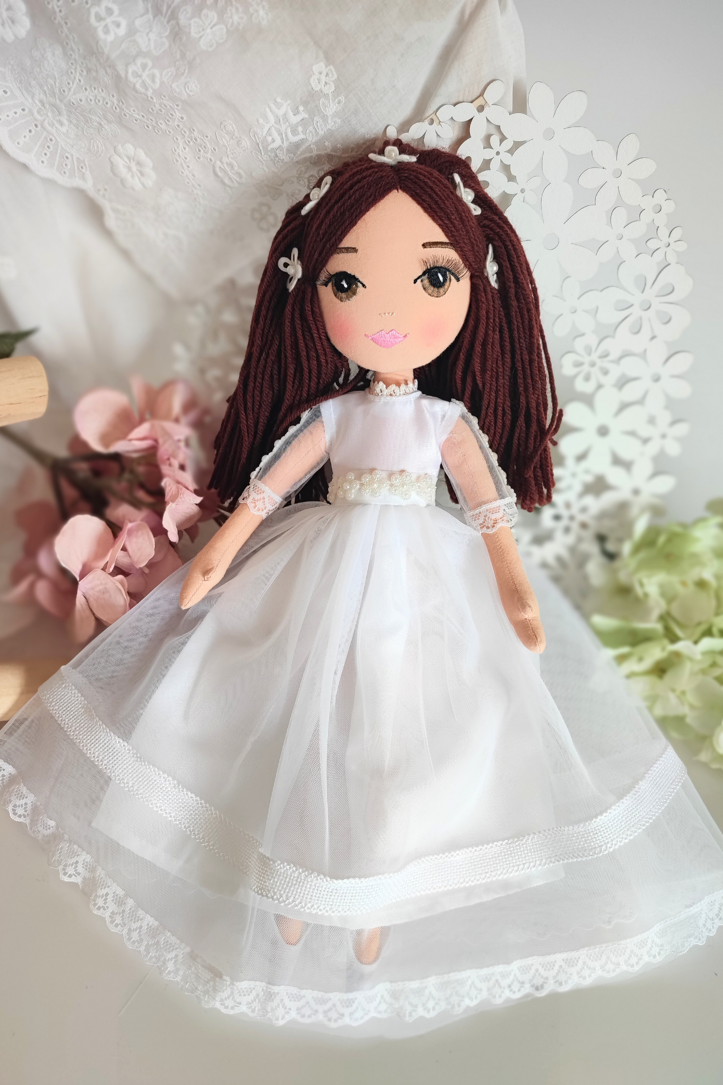 Muñeca de comunión personalizada