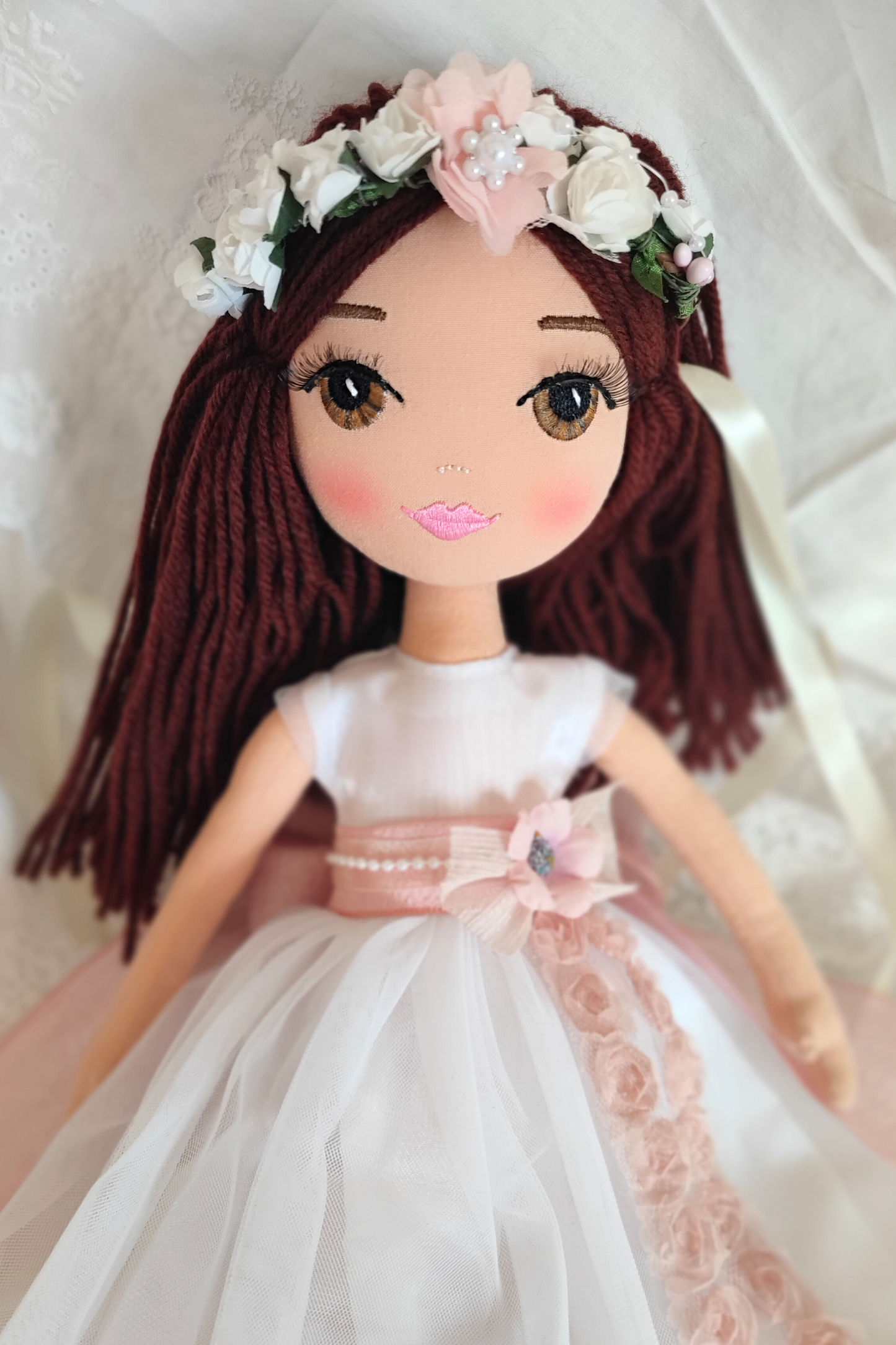 Muñeca de comunión personalizada