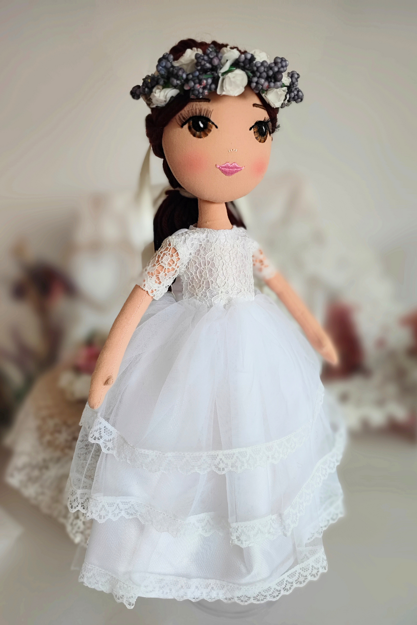 Muñeca de comunión personalizada