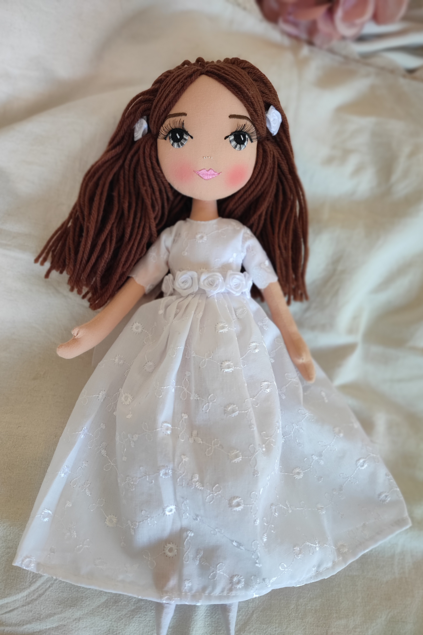 Elige tu Muñeca de Comunión con el Vestido Agua