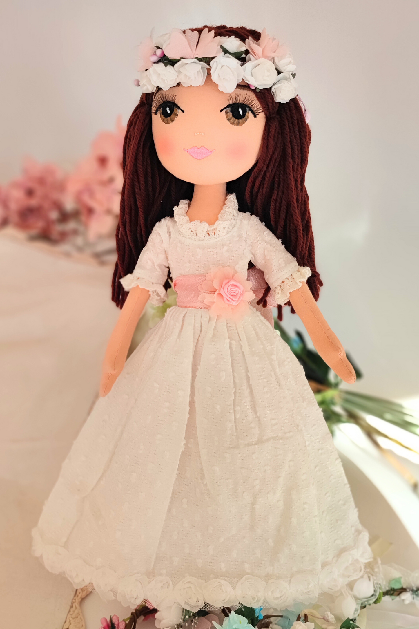 Muñeca de comunión personalizada