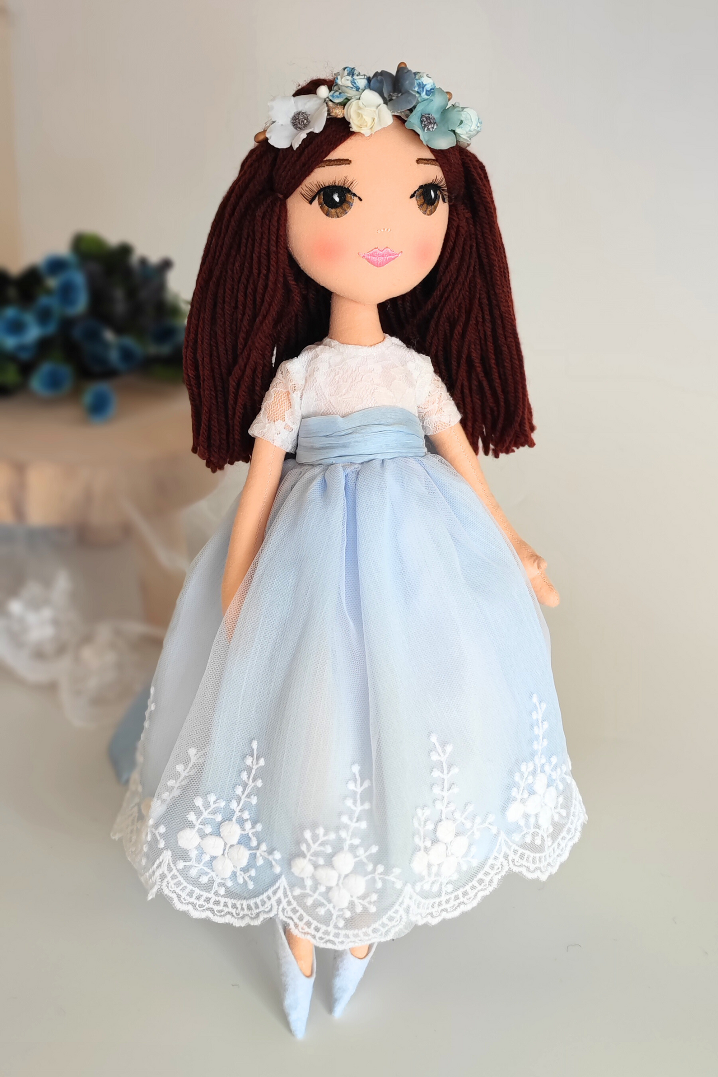 Muñeca de comunión personalizada