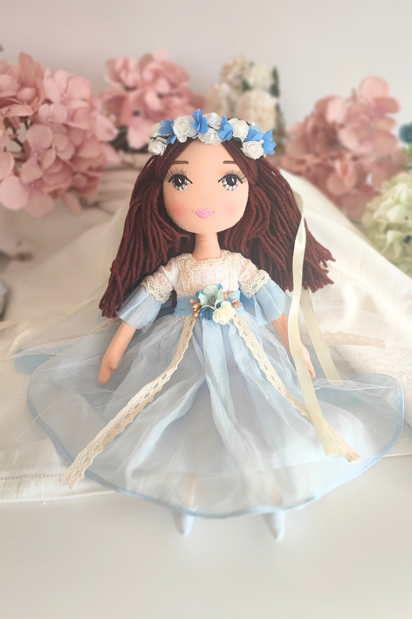 Muñeca de comunión personalizada