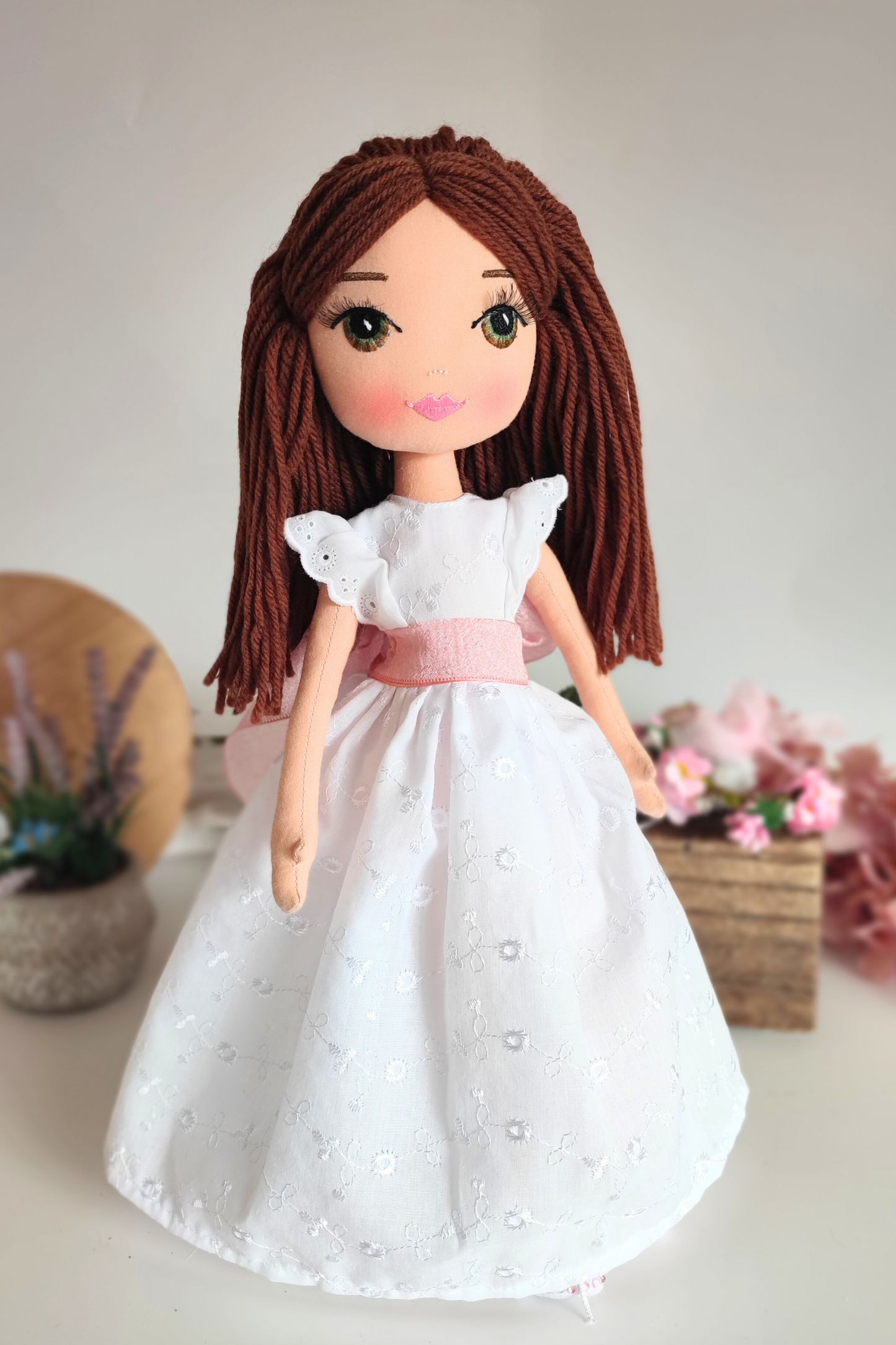Muñeca de comunión personalizada