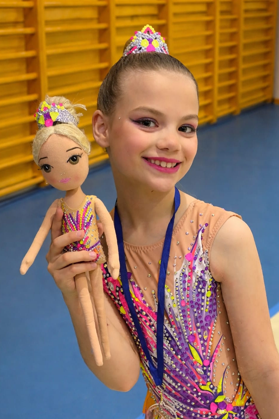 Muñeca de Gimnasia Rítmica Maillot Personalizado