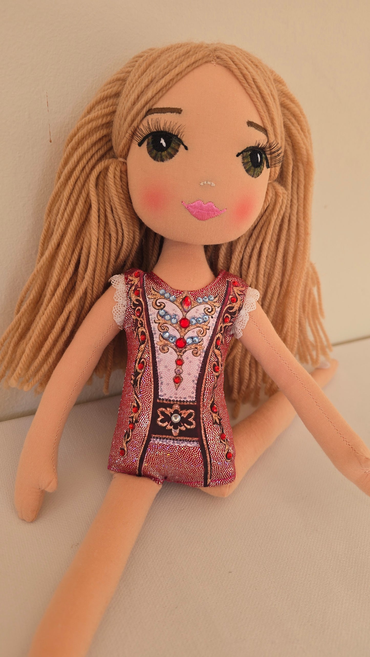 Muñeca de Gimnasia Rítmica Maillot Personalizado