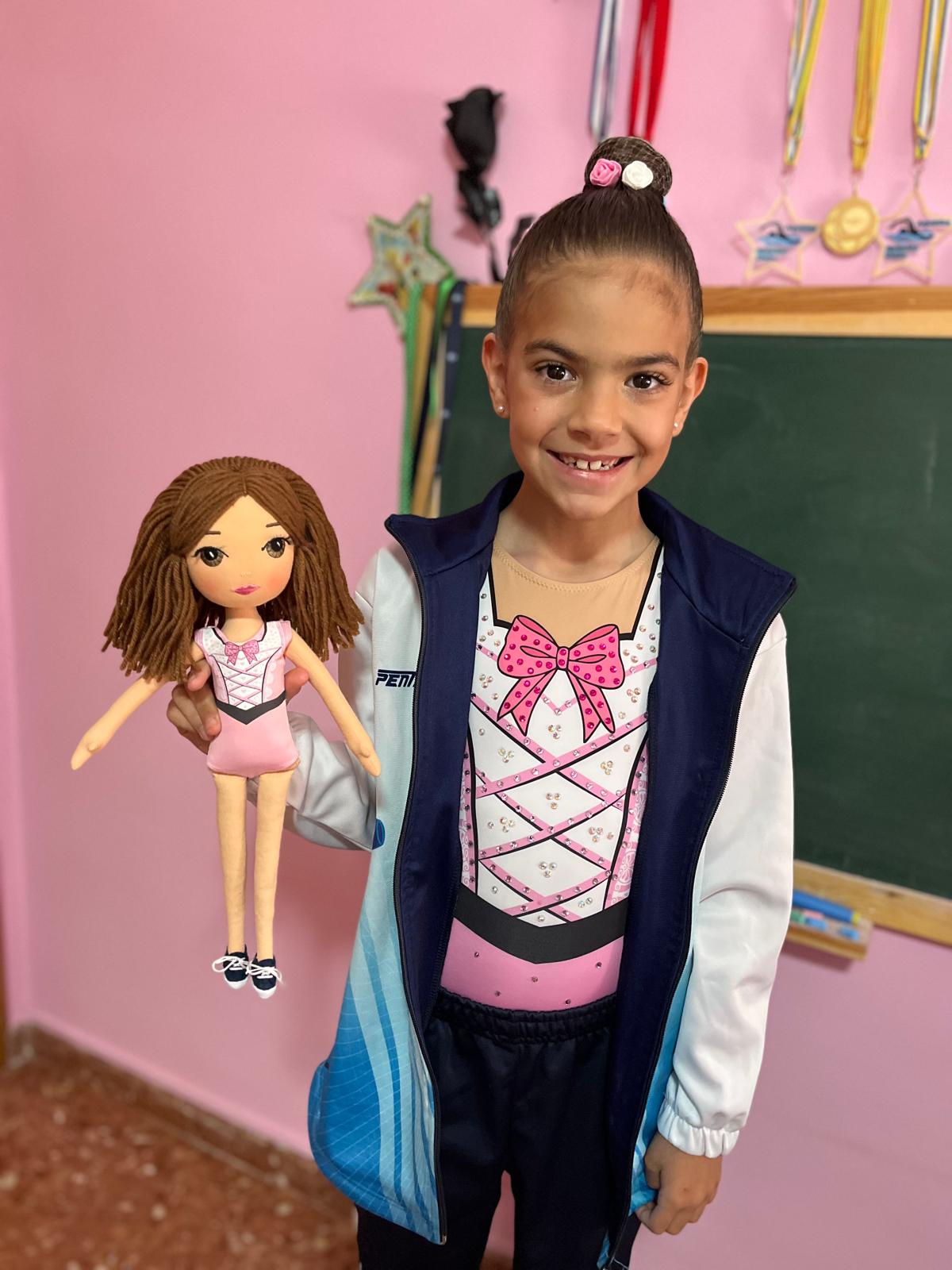 Muñeca de Gimnasia Rítmica Maillot Personalizado