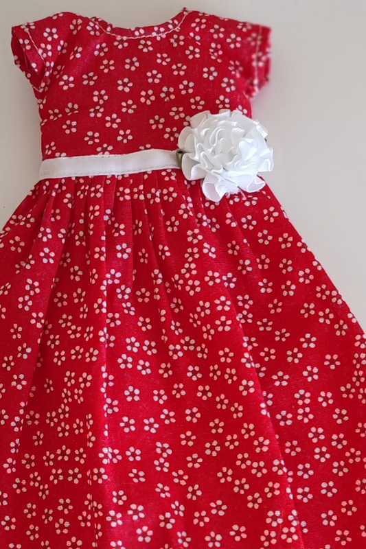 Vestido Provenza rojo